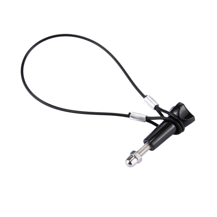 Stainless Steel Lanyard / Tether with Screw for GoPro HERO11 Black/HERO10 Black / HERO9 Black /HERO8 Black /7 /6/ 5 /5 Session /4 /3+ /3 /2 /1, Length: 31.5cm