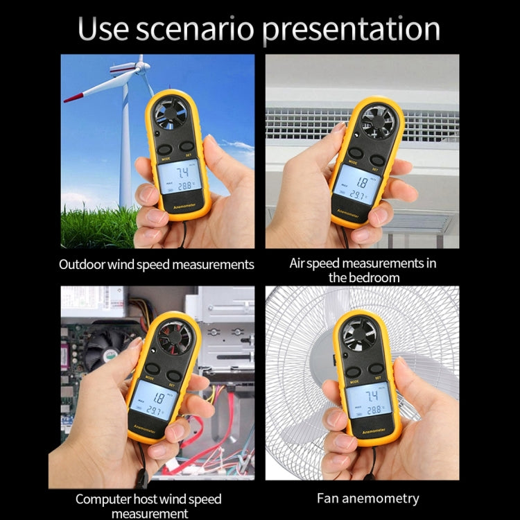AR-816 Digital Electronic Thermometer Anemometer, AR-816