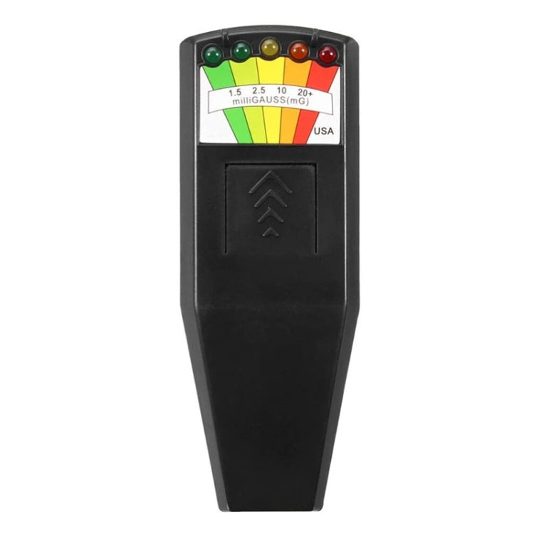 5-LED Electromagnetic Radiation Detector EMF Meter Tester, Style 2  White, Style 2 Black
