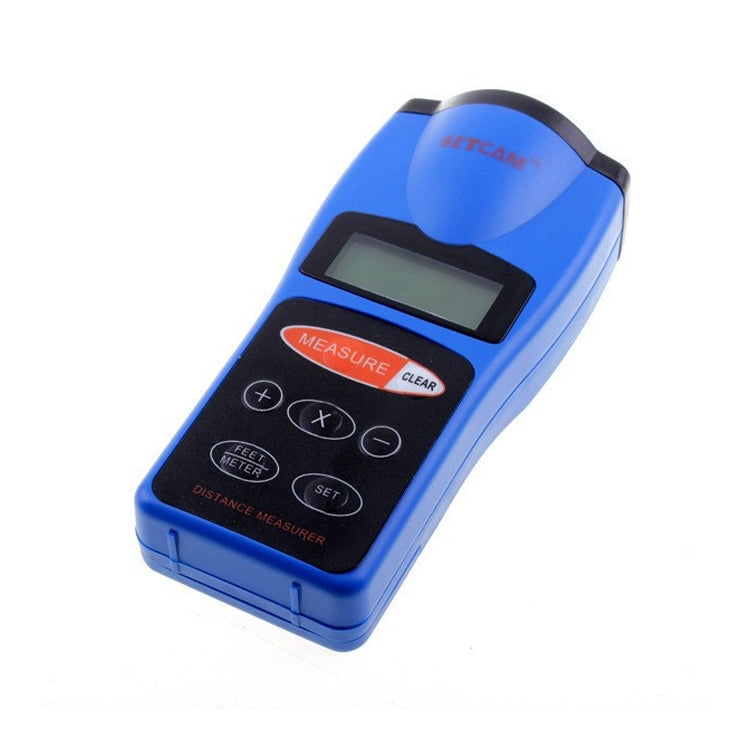 Ultrasonic Laser Point LED Distance Measure Meter Tool