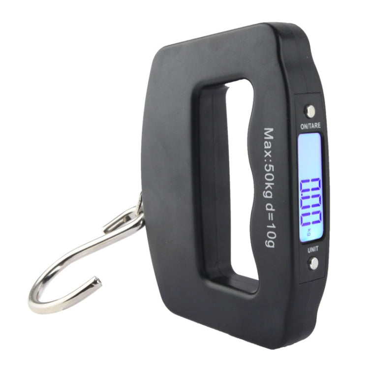 50kgx10g LCD Electronic Travel Luggage Hook Weight Scale