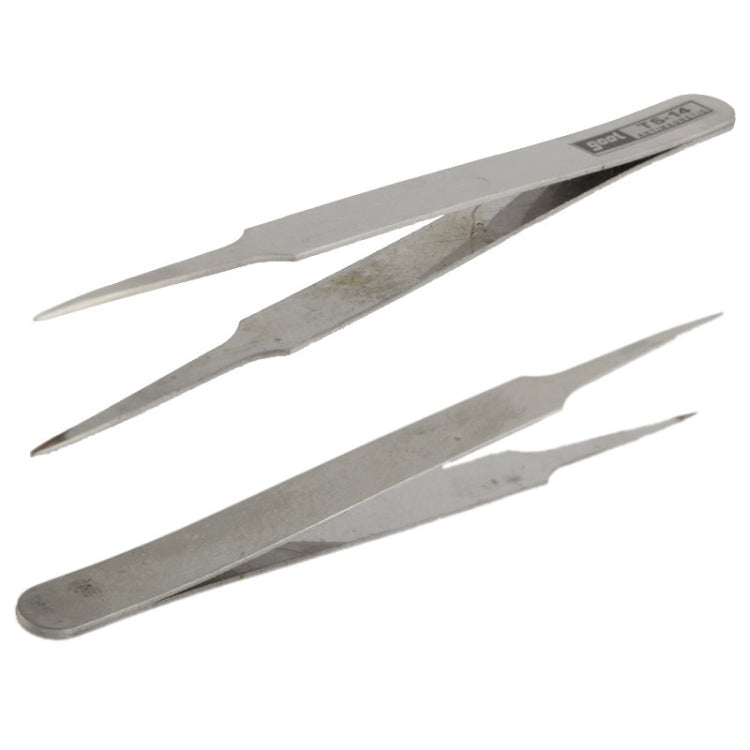 6 PCS Stainless Steel TS-10/ 11/ 12/ 13/ 14/ 15 Straight and Angled Tweezerses, TS-10/ 11/ 12/ 13/ 14/ 15