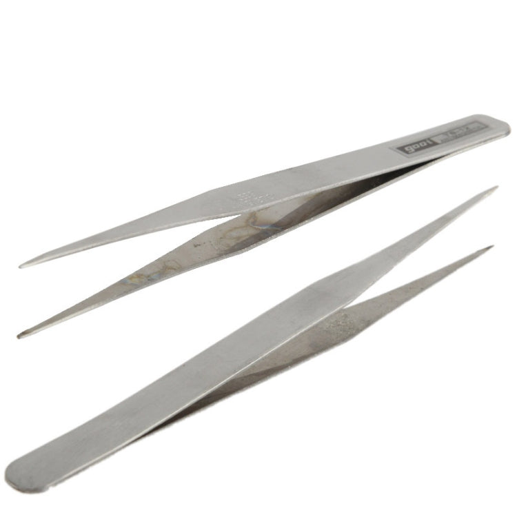 6 PCS Stainless Steel TS-10/ 11/ 12/ 13/ 14/ 15 Straight and Angled Tweezerses, TS-10/ 11/ 12/ 13/ 14/ 15