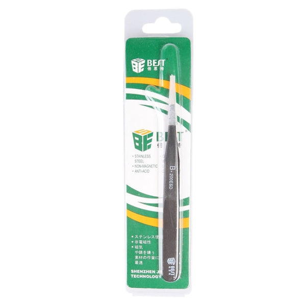 BEST BST-200ESD 202 Stainless Steel Anti-static Tip Tweezers