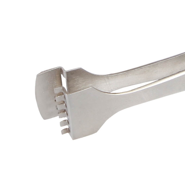 BEST BST-91-6T SA Professional Stainless Steel Wafer Tweezers for Silicon Wafer, BST-91-6T