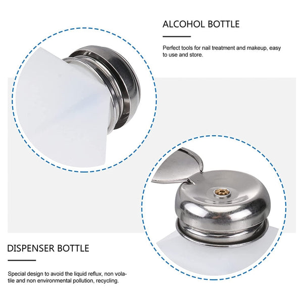 100ml Push Down Alcohol and Liquid Container Bottle