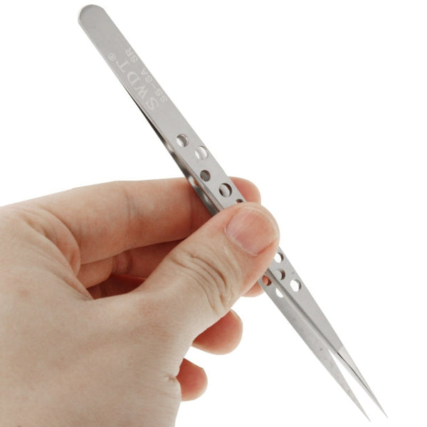 High-Hardness Anti-Magnetic Anti-Acid Steel Straight Tweezers, Straight Head