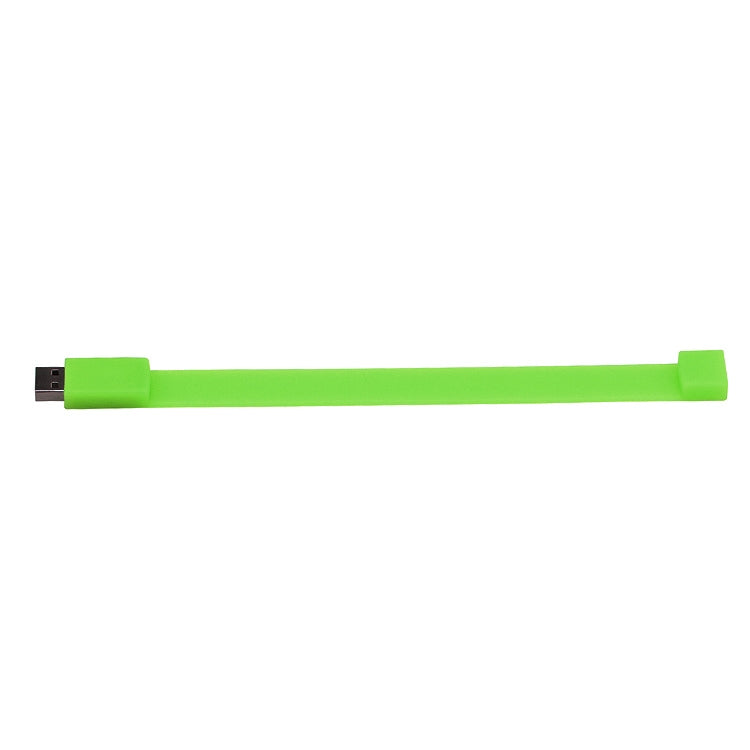 16GB Silicon Bracelets USB 2.0 Flash Disk, 16GB (Green)