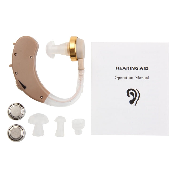 JECPP Behind Ear Sound Amplifier Adjustable Tone Hearing Aid