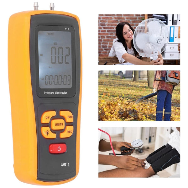 BENETECH GM510 LCD Display Pressure Manometer