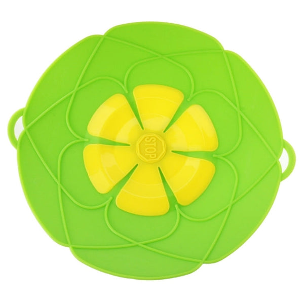 New Spill-Proof, Anti-Flutter and Heat-Resistant Silicone Pot Cover (Ramdom Color Delivery)