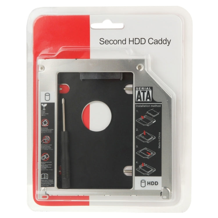 2.5 inch Second HDD Hard Drive Caddy SATA to SATA for Apple MacBook Pro, Thickness: 9.5mm, SATA to SATA