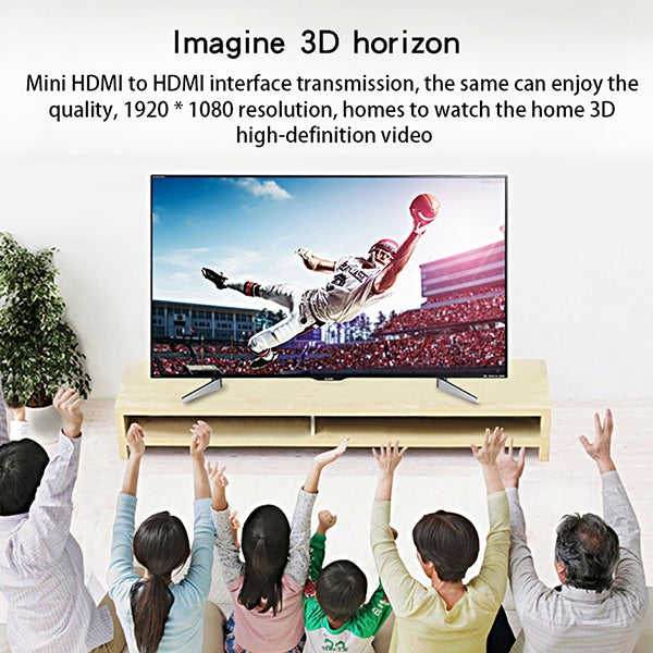 V1.4 1x2 Mini HDMI Amplifier Splitter, Support 3D & Full HD 1080P, V1.4