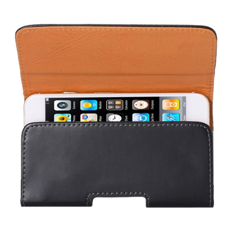 Crazy Horse Texture Vertical Flip Leather Case / Waist Bag with Back Splint for iPhone 4G