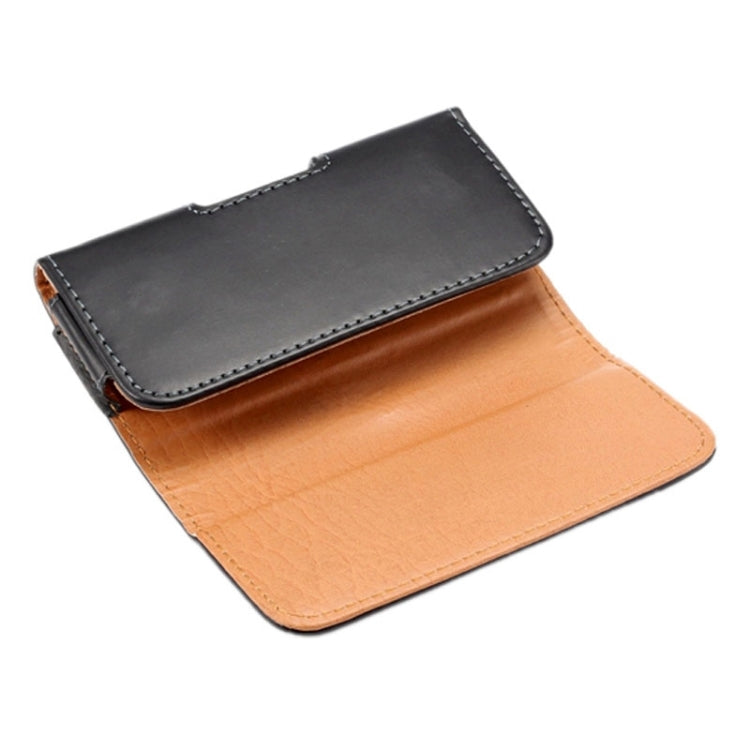 Crazy Horse Texture Vertical Flip Leather Case / Waist Bag with Back Splint for iPhone 4G