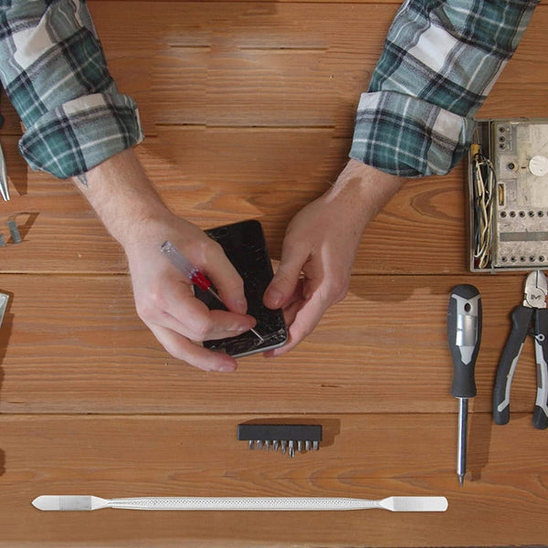 Professional Mobile Phone / Tablet PC Metal Disassembly Rods Repairing Tool, Length: 18cm, 18cm Crowbar