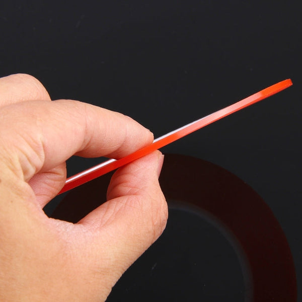 2mm Width Double Sided Adhesive Sticker Tape for iPhone / Samsung / HTC Mobile Phone Touch Panel Repair,  Length: 25m (Red), Width: 2mm(Red)