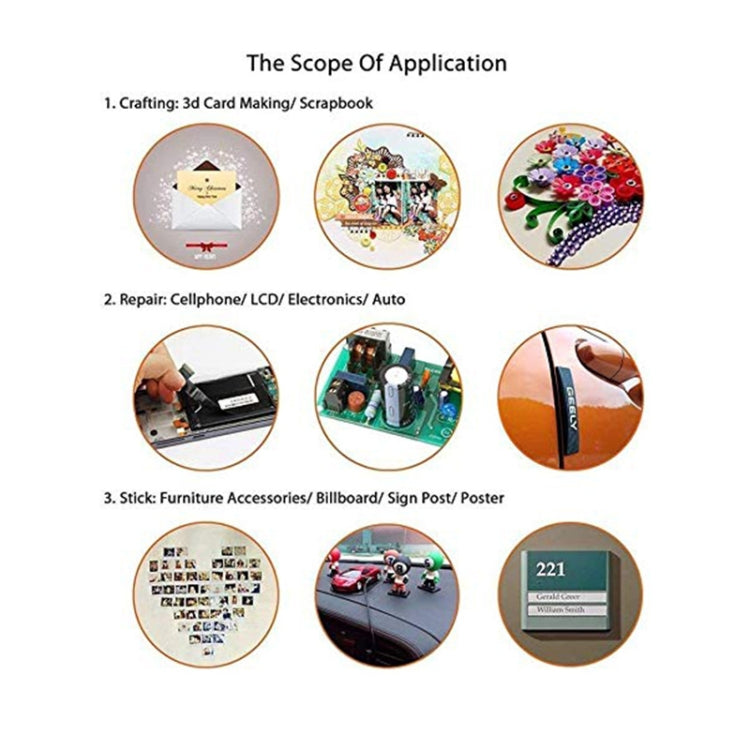 1mm Width Double Sided Adhesive Sticker Tape for iPhone / Samsung / HTC Mobile Phone Touch Panel Repair, Length: 25m, Width: 1mm(Red)