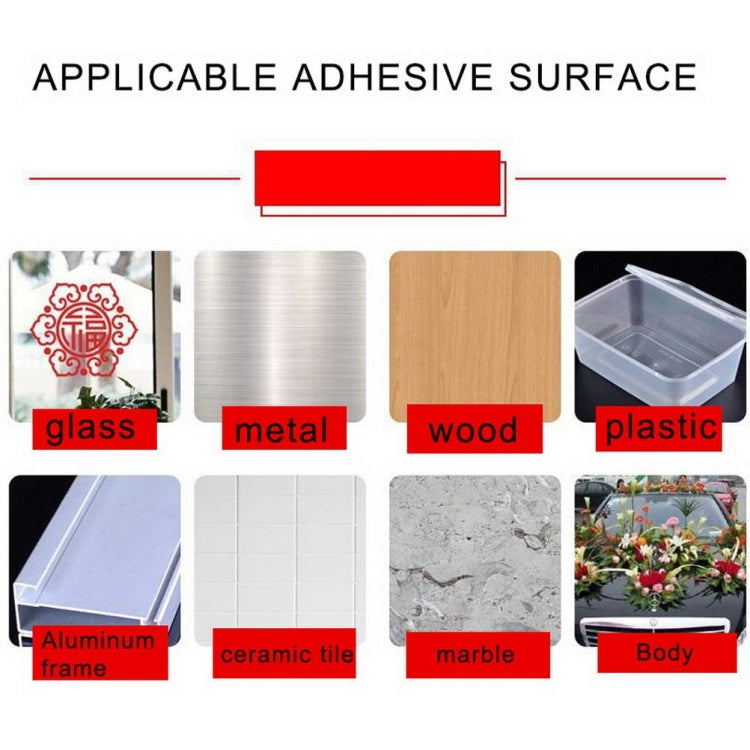 1mm Width Double Sided Adhesive Sticker Tape for iPhone / Samsung / HTC Mobile Phone Touch Panel Repair, Length: 25m, Width: 1mm(Red)