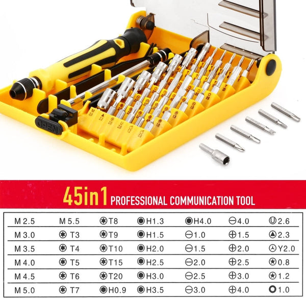 6089, 45 in 1 Screwdriver Repair Tool Set