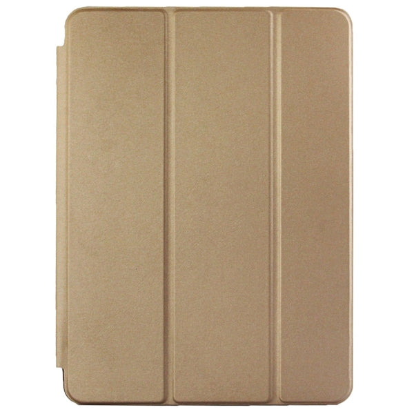 3-fold Naturally Treated Smart Leather Case with Sleep / Wake-up Function & Holder for iPad Air 2