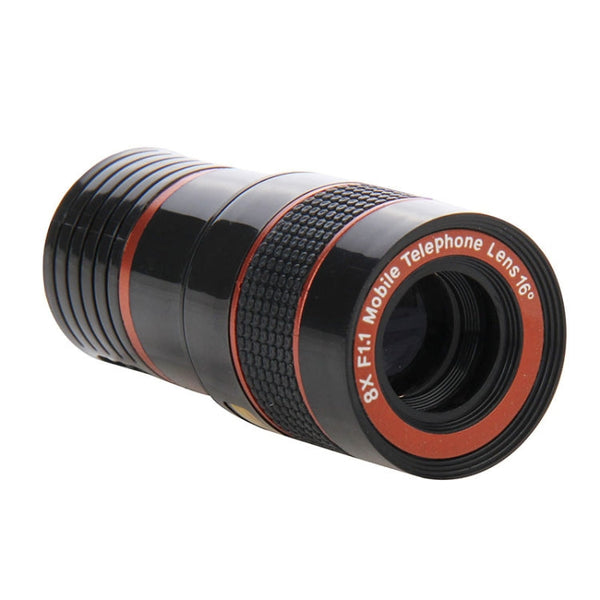 8X Zoom Telescope Telephoto Camera Lens with Clip