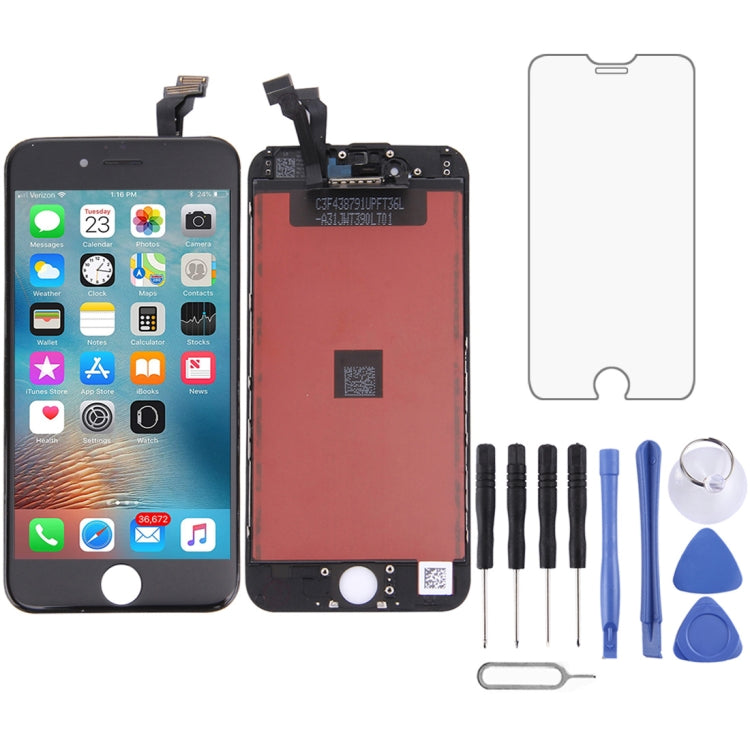 LCD Screen with Frame for iPhone 6, 3 in 1 for i6 White, For iPhone 6(TFT)
