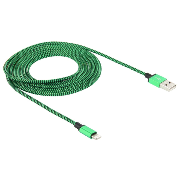 2m Woven Style 8 Pin to USB Sync Data / Charging Cable