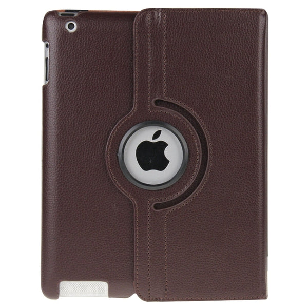 360 Degree Rotatable Leather Case with Sleep / Wake-up Function & Holder for New iPad (iPad 3), Sapphire Blue, For New iPad (iPad 3)