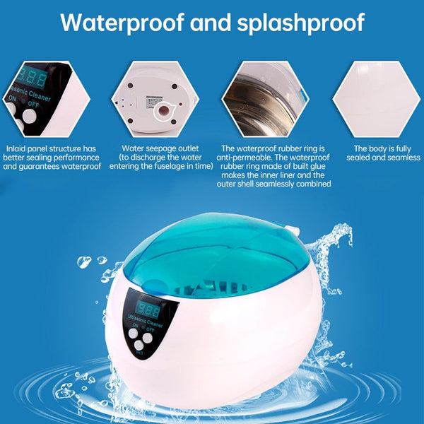 Stainless Steel Tank Digital Ultrasonic Cleaner with LCD Display for Jewelry / Watch / Denture, CE-5200A