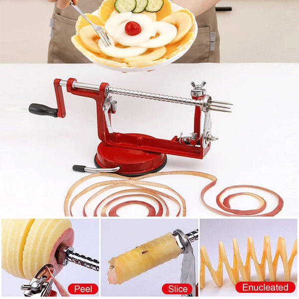 3 in 1 Multi-functional Fruit Peeling Slicing Stoning Peeler Machine, 3 in 1 Fruit  Peeler