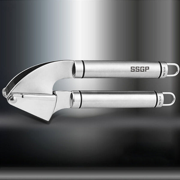 Food Grade 304 Stainless Steel Garlic Press Presser Crusher Slicer, 304 Stainless Steel