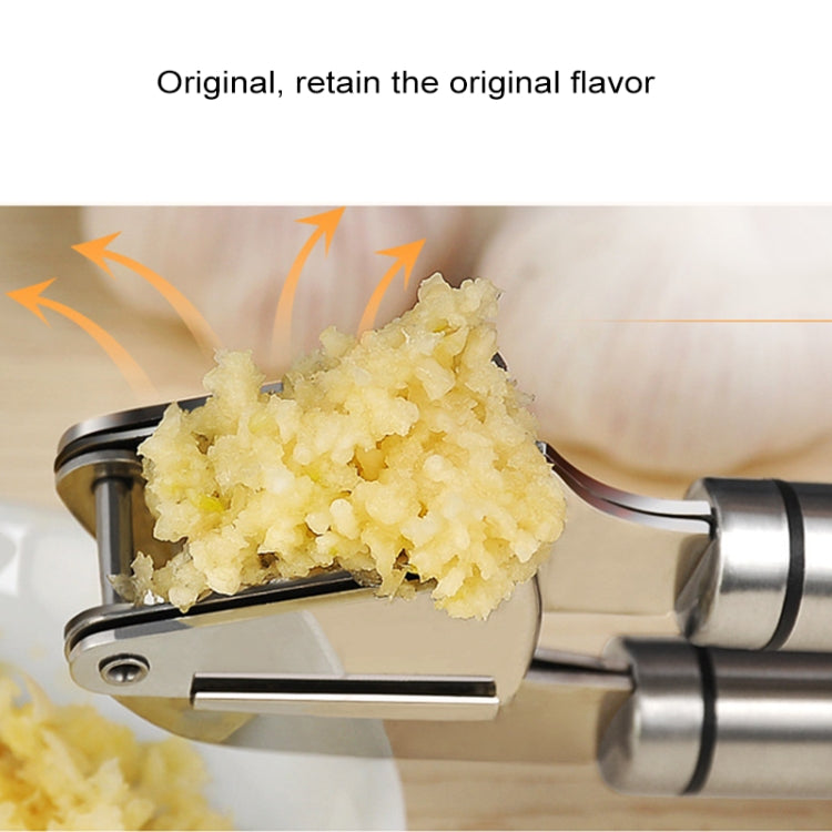 Food Grade 304 Stainless Steel Garlic Press Presser Crusher Slicer, 304 Stainless Steel