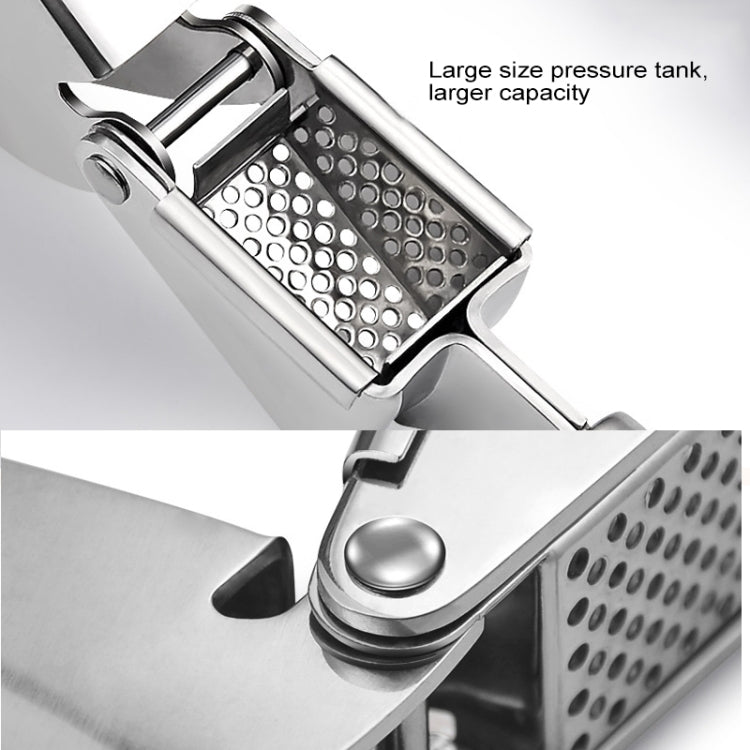 Food Grade 304 Stainless Steel Garlic Press Presser Crusher Slicer, 304 Stainless Steel