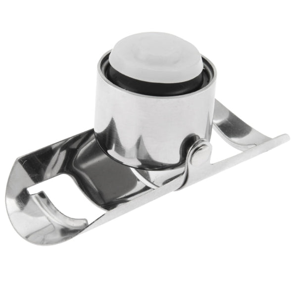 Novel Stainless Steel Champagne Wine Bottle Stopper Plugger Cork Keeping Fresh Gadget, 1PC Wine Bottle Stopper