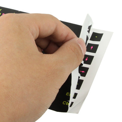 Arabic Learning Keyboard Layout Sticker for Laptop / Desktop Computer Keyboard