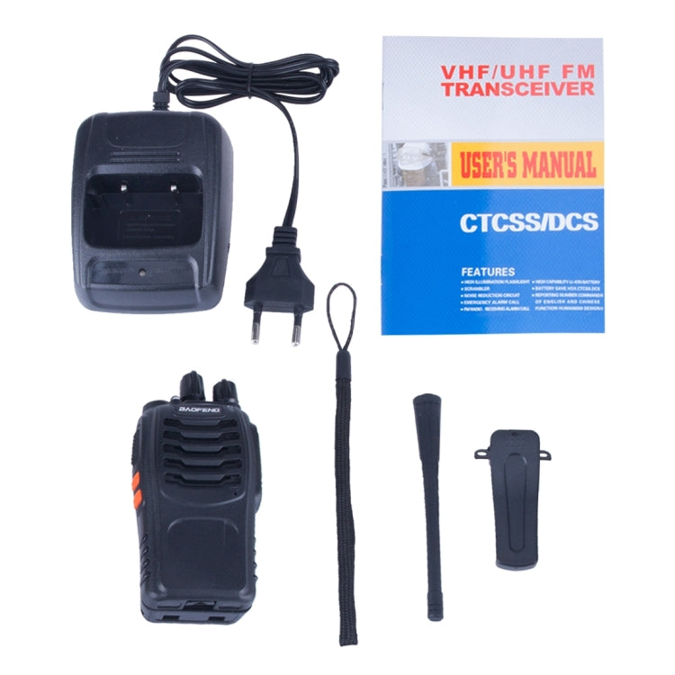 2 PCS BAOFENG BF-888S Portable CB Radio Walkie Talkie Retevis UHF 5W 16CH Radio FM Transceiver