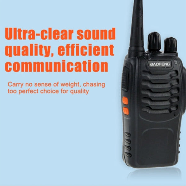 2 PCS BAOFENG BF-888S Portable CB Radio Walkie Talkie Retevis UHF 5W 16CH Radio FM Transceiver