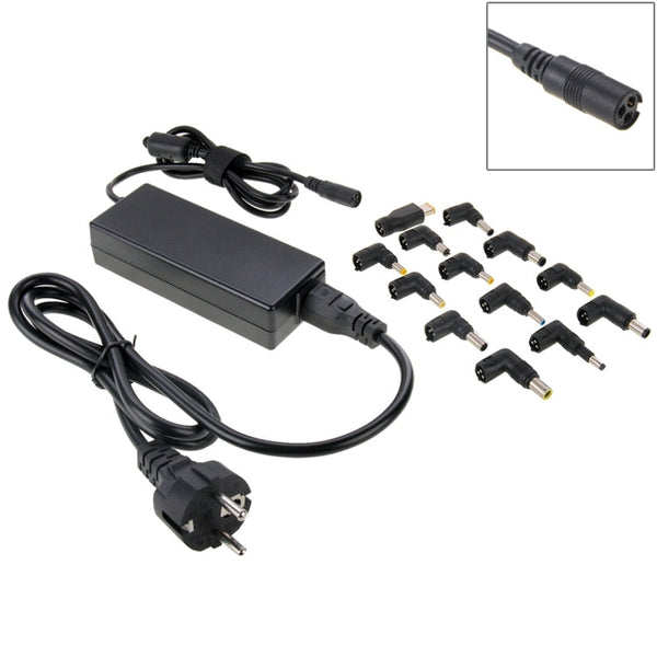 AU-90W+13 TIPS 90W 15V 6A Universal AC Power Adapter Charger with 13 Tips Connectors for Laptop Notebook, EU Plug