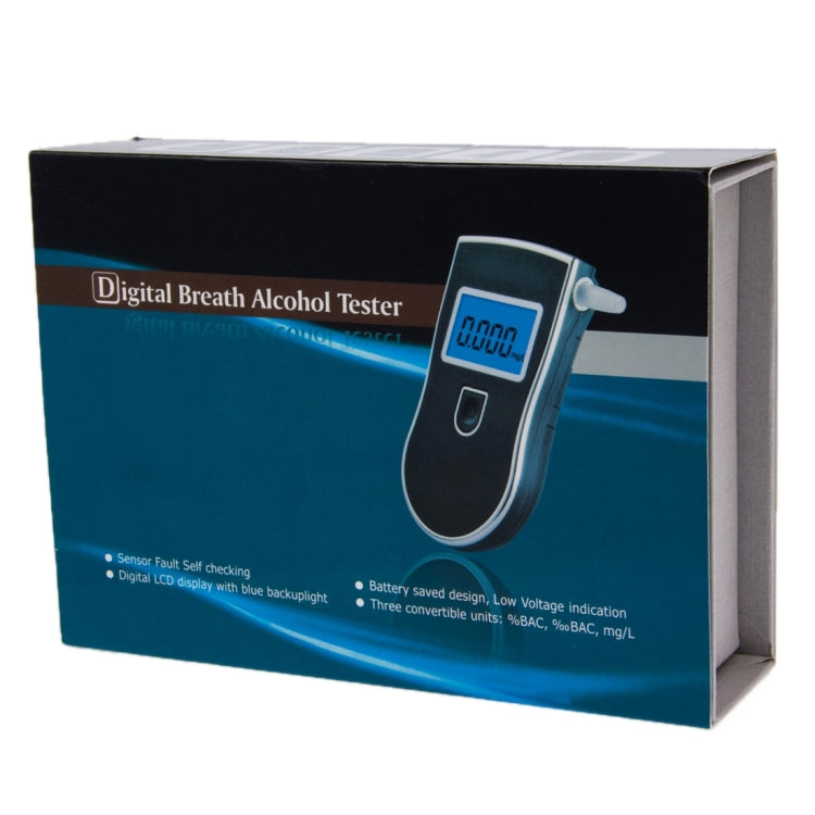 3 digitals LCD Display Breath Alcohol Tester Analyzer