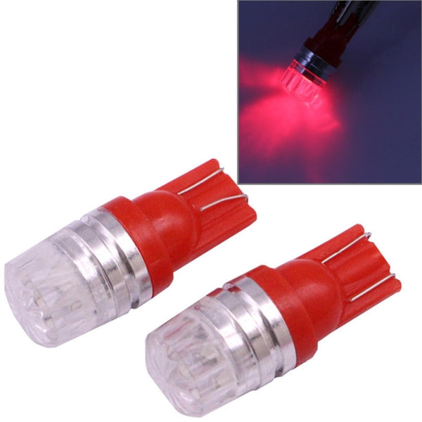 2 PCS T10 1.5W 60LM 1 LED Dark Blue COB LED Brake Light for Vehicles, DC12V