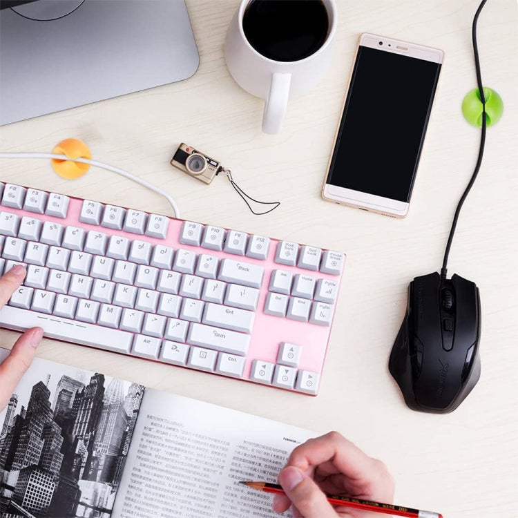 6 x Multipurpose Cable Clips Cable Drop Organizer