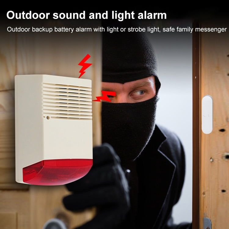 50W Outdoor High Power Wired Siren Flashlight, PA-200