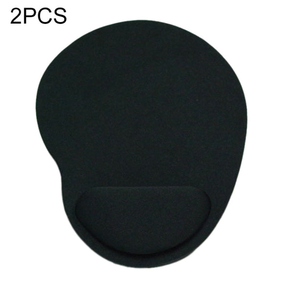 2 PCS Cloth Gel Wrist Rest Mouse Pad