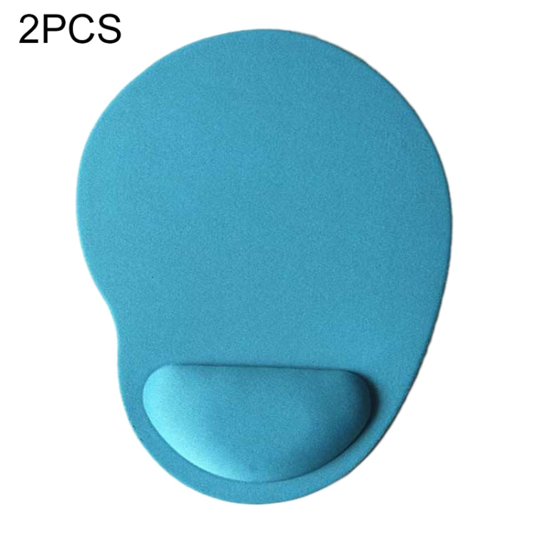 2 PCS Cloth Gel Wrist Rest Mouse Pad