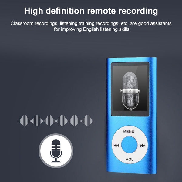 1.8 inch TFT Screen Metal MP4 Player with TF Card Slot, Support Recorder, FM Radio, E-Book and Calendar, MP4 Player