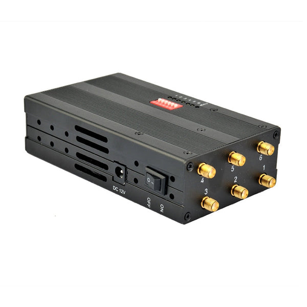 GSM / CDMA / DCS / PCS / 3G / Wifi / GPS / LOJACK Mobile Phone Signal  Breaker / Jammer / Isolator, Coverage: 20meters (JAX-121A-6C)