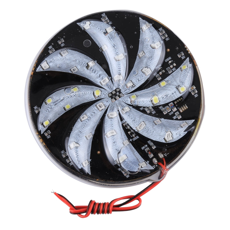 40 LEDs SMD 2835 Motorcycle Modified Windmill Colorful Light Fire Wheel Light Styling Flash Atmosphere Lamp, Diameter: 10cm, DC 12V