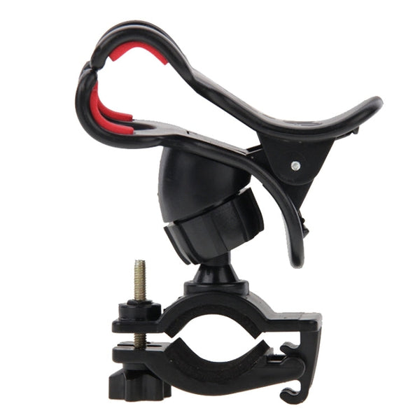 360 Degree Rotation Universal Mobile Phone Bicycle Clip Holder Cradle Stand, Clip Support Phone Width: up to 10cm