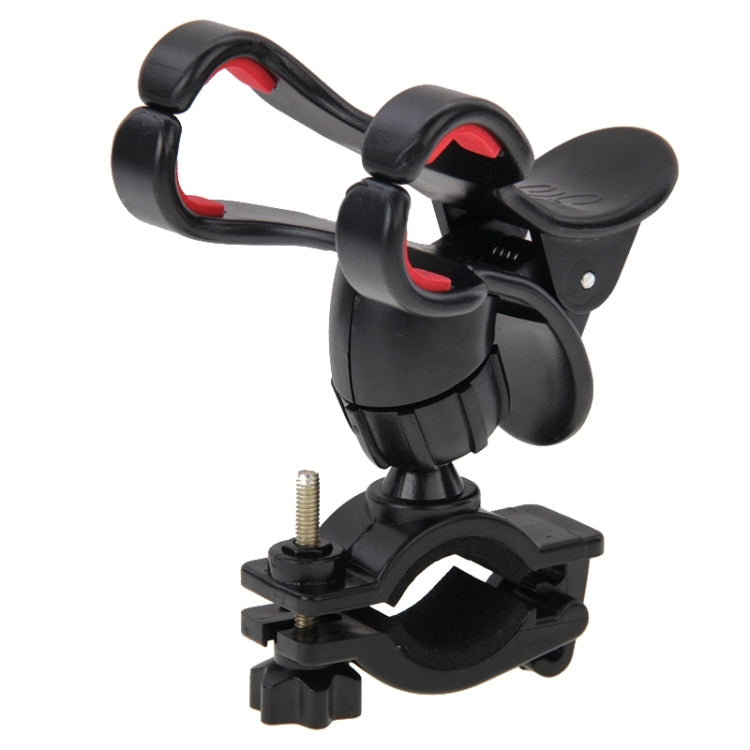 360 Degree Rotation Universal Mobile Phone Bicycle Clip Holder Cradle Stand, Clip Support Phone Width: up to 10cm